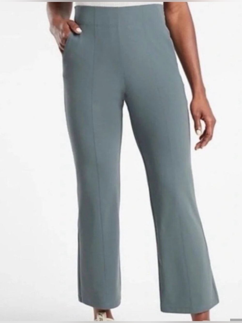 Athleta Cosmic Kick Flare Pant- Slate Blue